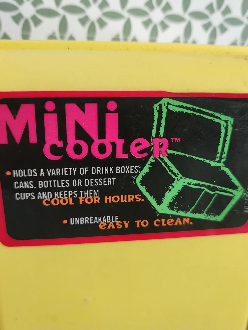1993 Mini Plastic Cooler